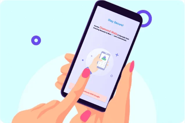 Diamond Wala sign-up screen
