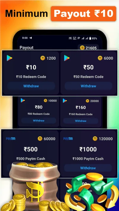 Diamond Wala home screen with featured games